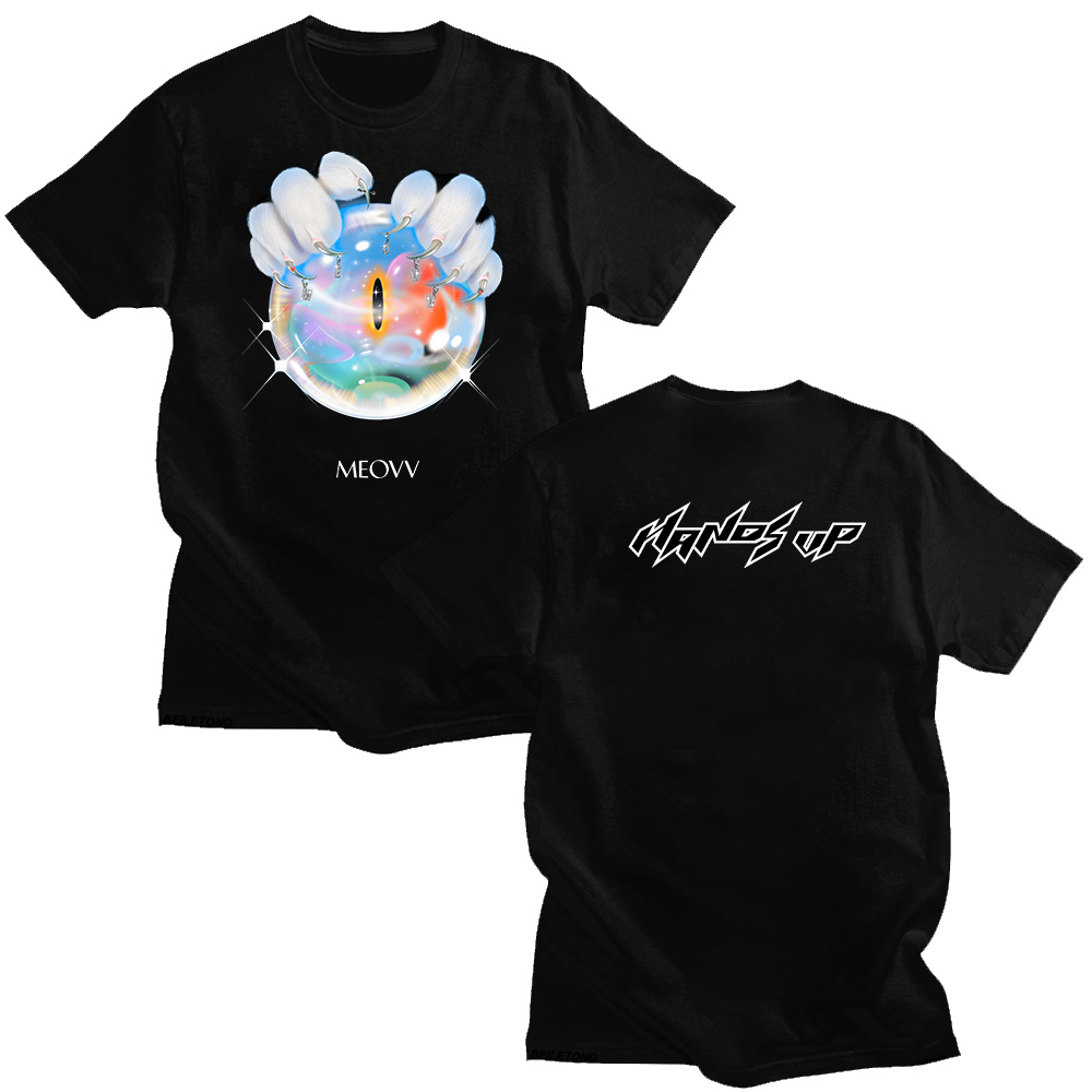 Graphic Hoodie Streetwear - Meonovv hands up t camisas 2025
