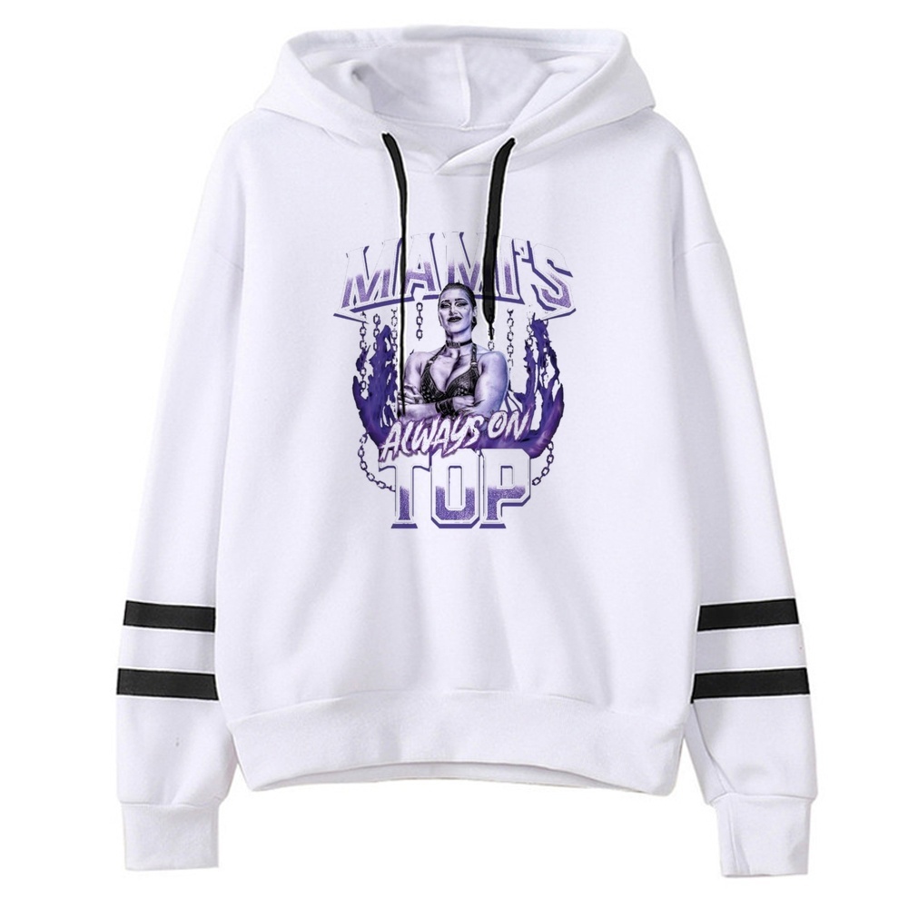 Graphic Hoodie Streetwear - Moletom Rhea Ripley, anime, estampado, estilo