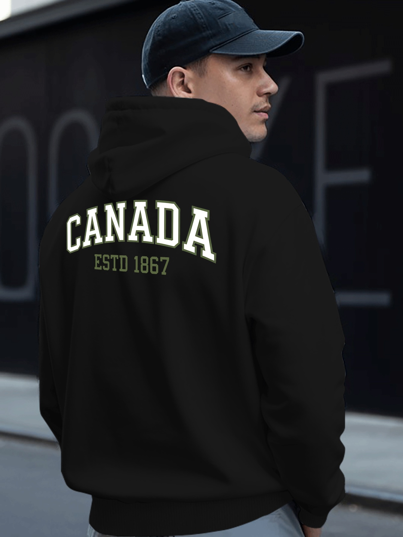 Street Fashion Canada - CANADA ESTD 1867 Moletom Masculino com