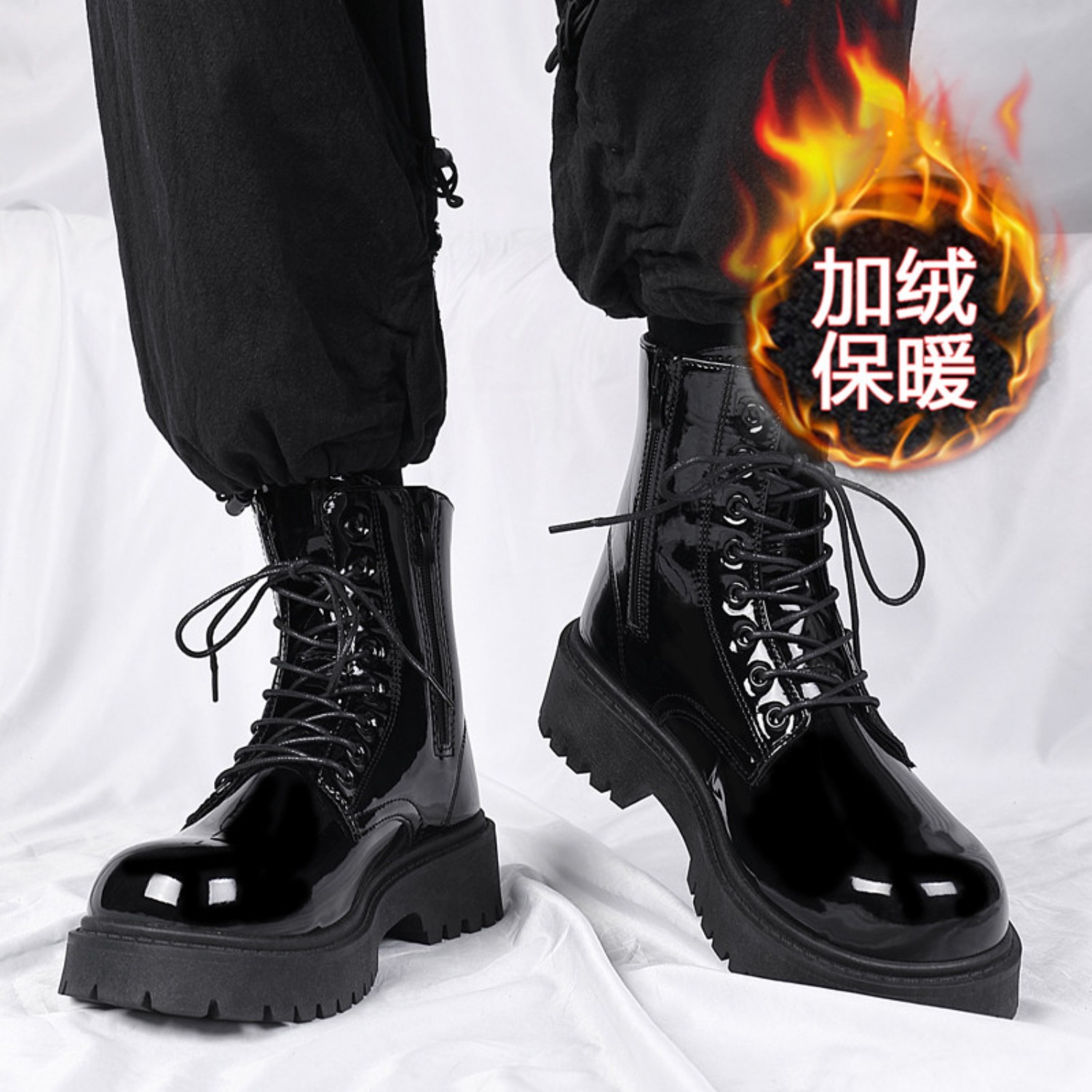 Street Fashion Winter 2026 - Botas masculinas de cano alto, quentes