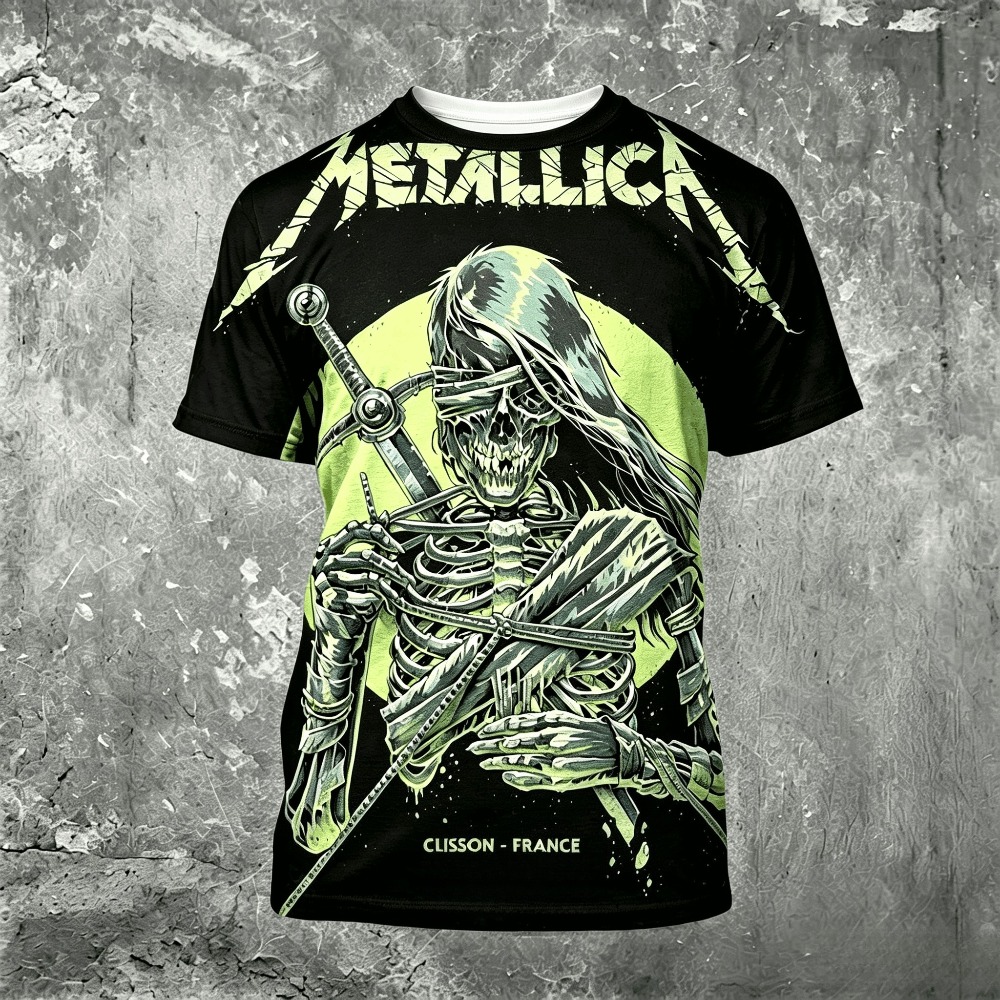 Street Fashion Poster - Camiseta Estampada com Gráfico de Banda