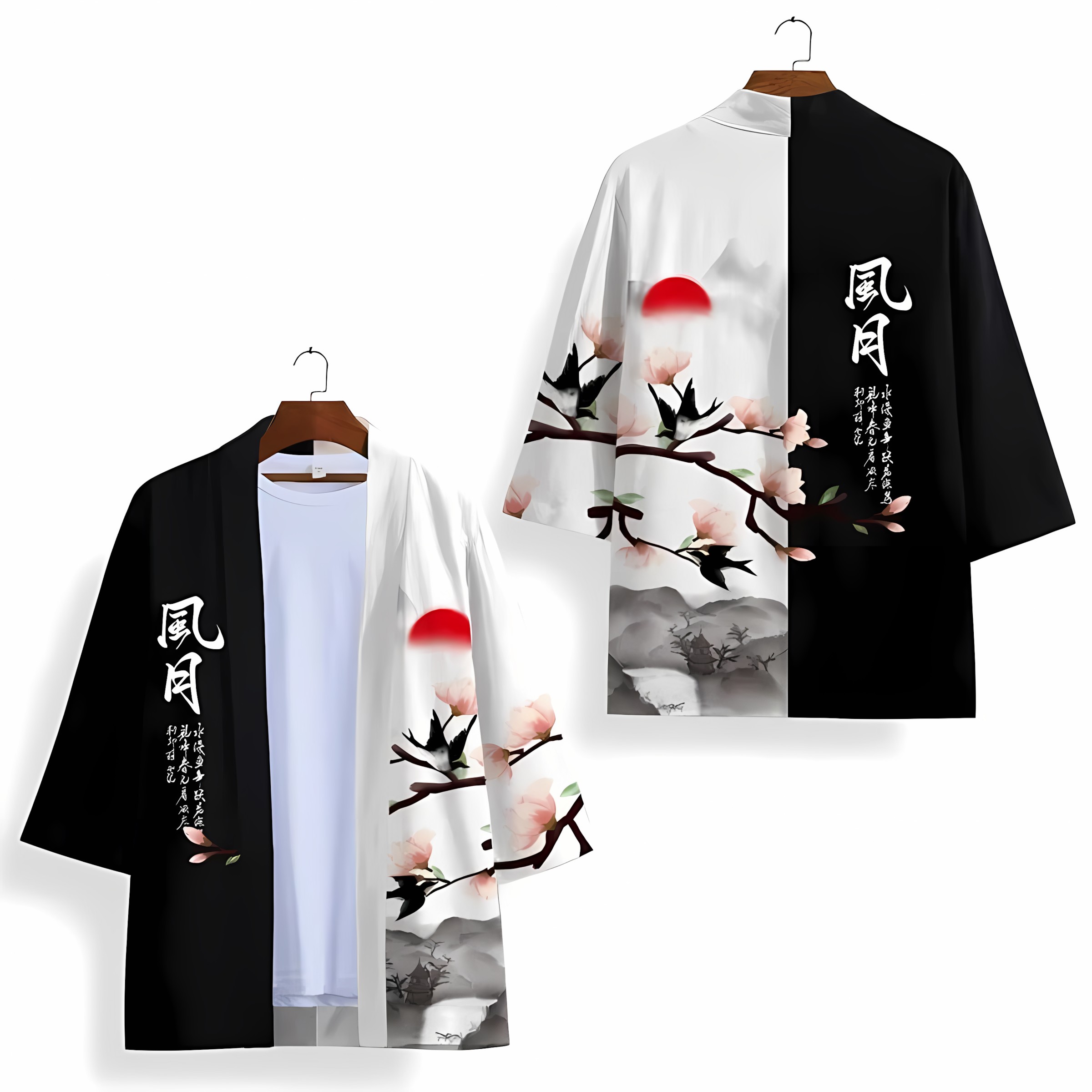 Street Fashion Kimono - Quimono Masculino Novo de Verão 2026