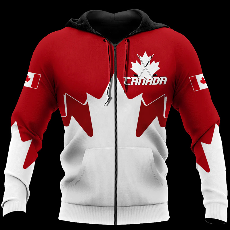 Street Fashion Canada - Maple Leaf Generation Zipped Hoodies para