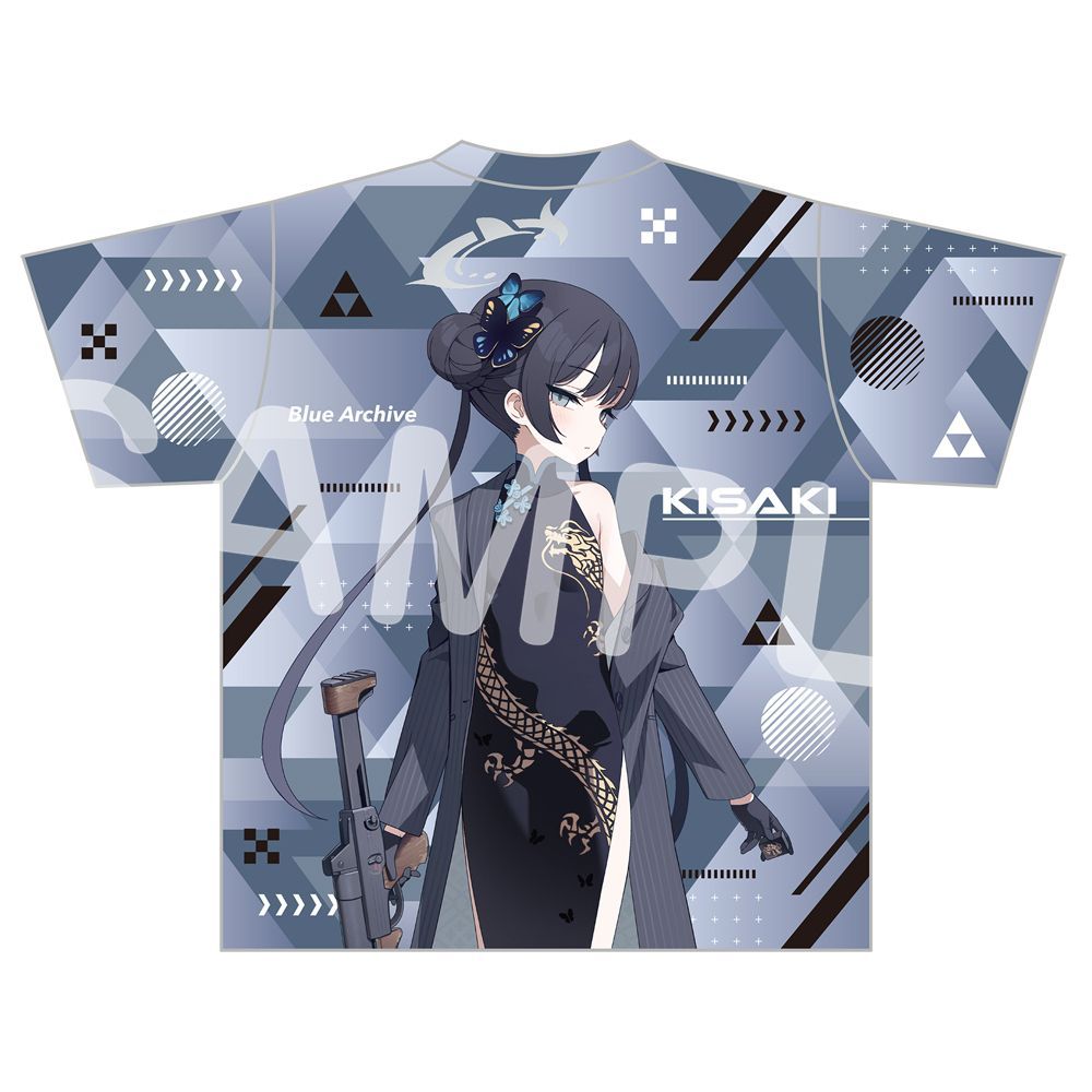 Street Fashion Magazine - Camiseta Gráfica Blue Archive Ryūge Kisaki