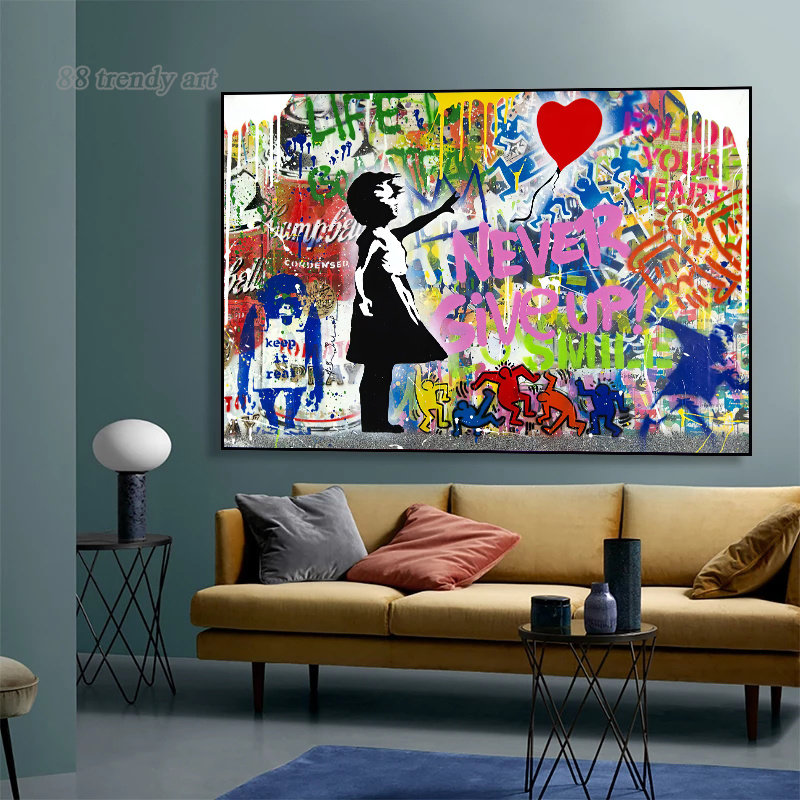 Banksy Street Wall Art Posters - Street Fashion Poster avaliação e preço