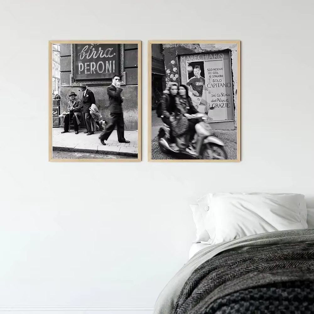 Pôster de rua vintage em preto - Street Fashion Poster avaliação e preço