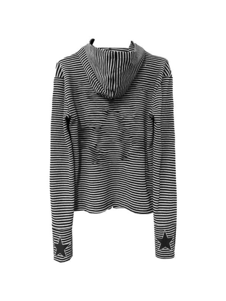 Jaqueta com capuz listrada est - Graphic Hoodie Streetwear avaliação e preço