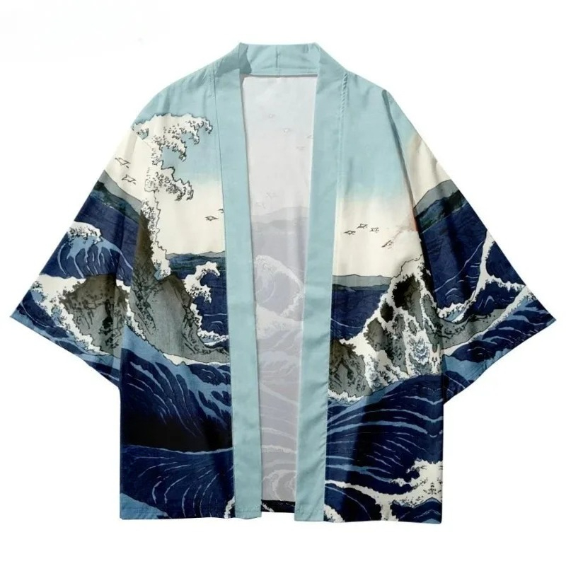 Kimono Tradicional com Estampa - Street Fashion Kimono avaliação e preço