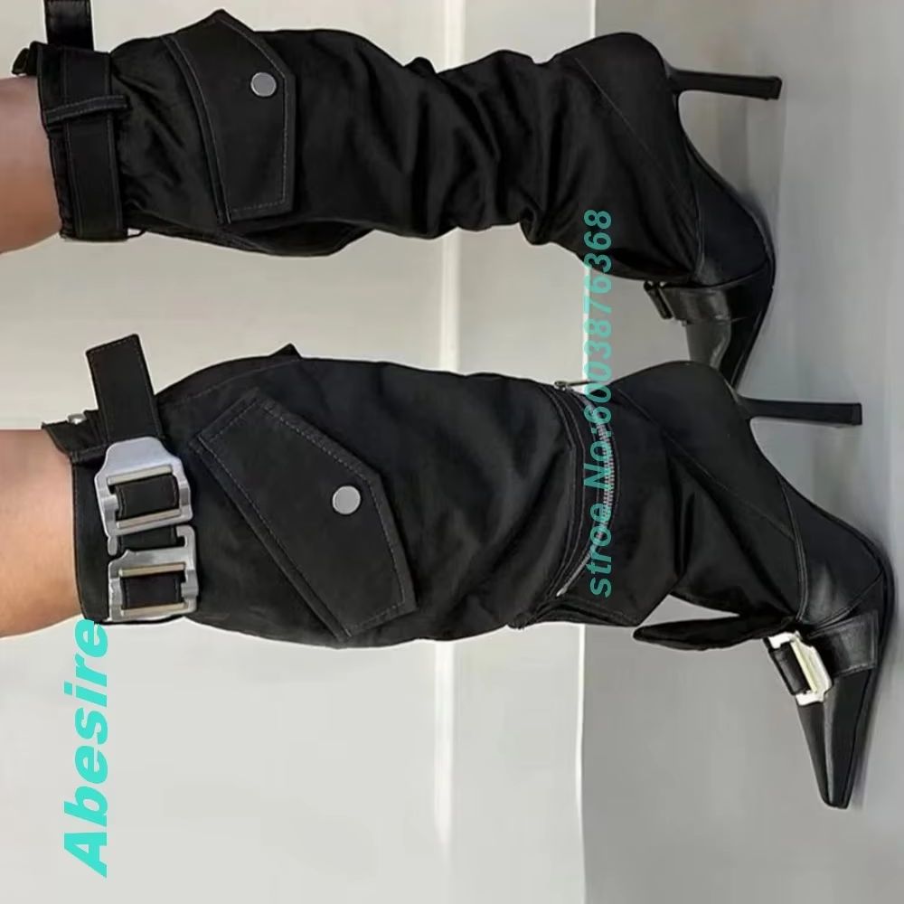 Botas Femininas de Cano Alto c - Street Fashion Canada avaliação e preço