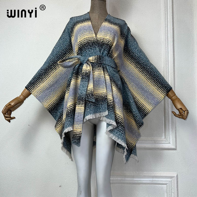 WINYI-Sobretudo retrô solto fe - Street Fashion Kimono avaliação e preço