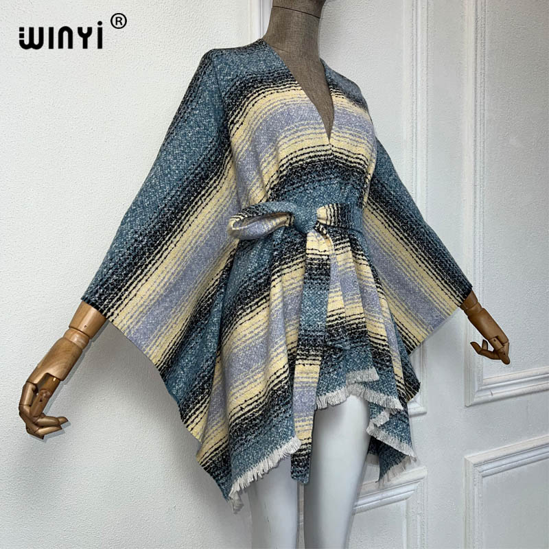 WINYI-Sobretudo retrô solto fe - Street Fashion Kimono avaliação e preço