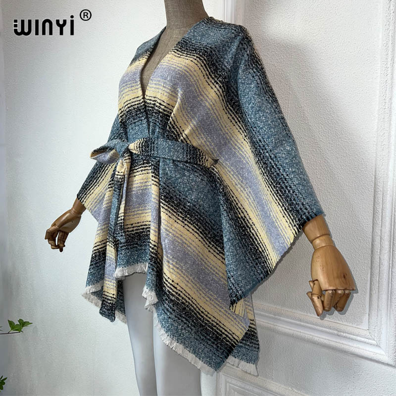 WINYI-Sobretudo retrô solto fe - Street Fashion Kimono avaliação e preço
