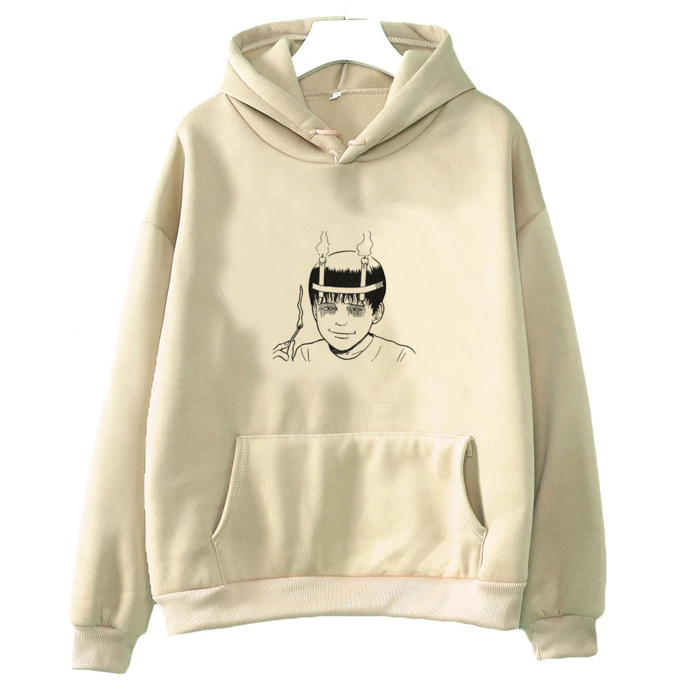 Junji Ito, moletons femininos, - Graphic Hoodie Streetwear avaliação e preço