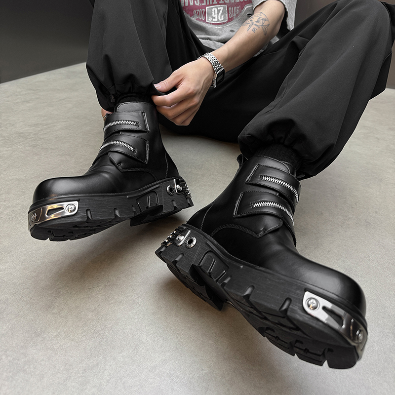 Botas masculinas de motociclis - Street Fashion Canada avaliação e preço