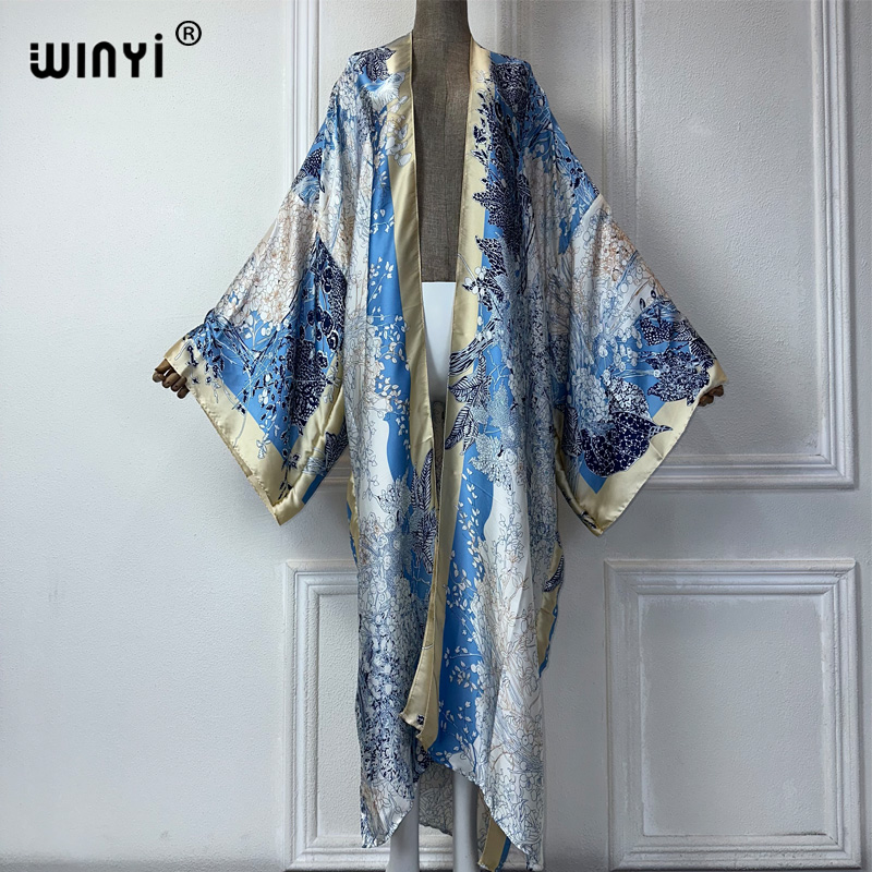 WINYI-Vestido de quimono boêmi - Street Fashion Kimono avaliação e preço