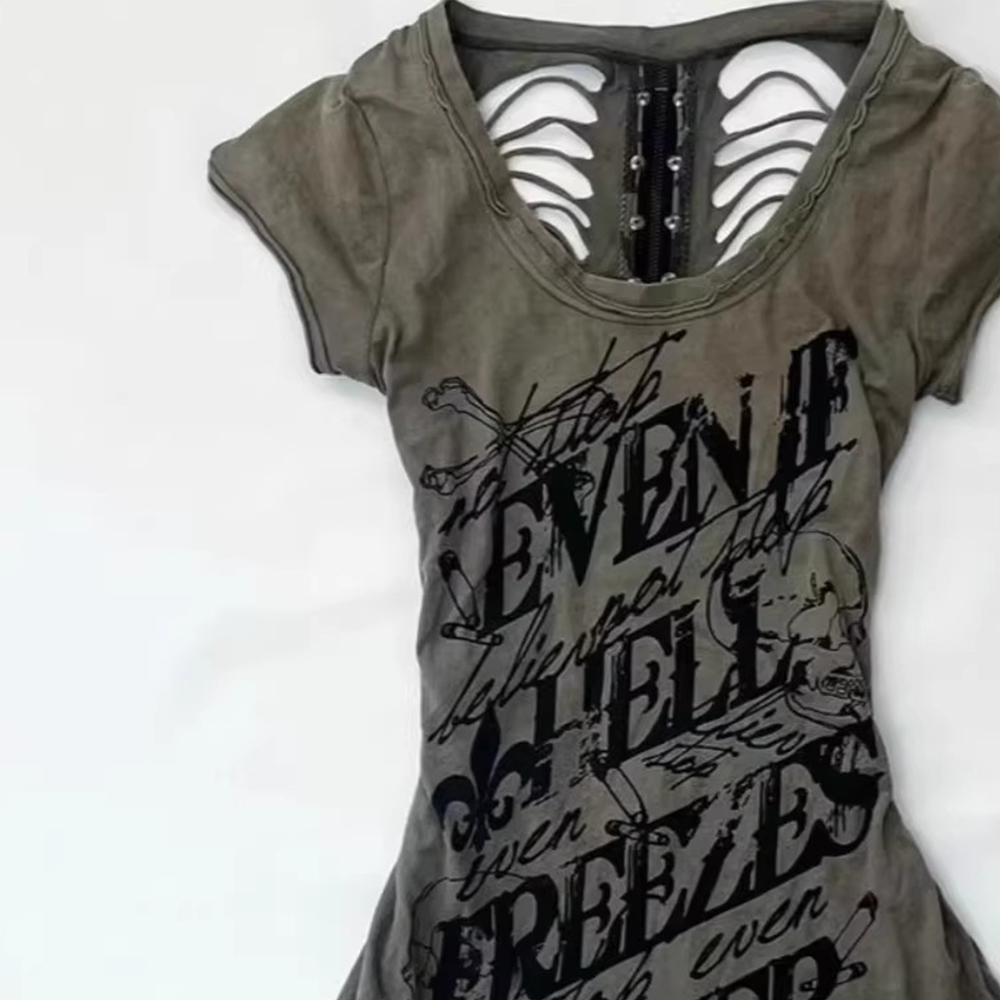Camiseta Feminina Y2K Estilo J - Street Fashion Harajuku avaliação e preço