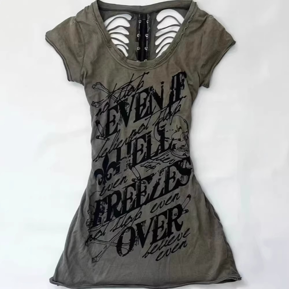 Camiseta Feminina Y2K Estilo J - Street Fashion Harajuku avaliação e preço