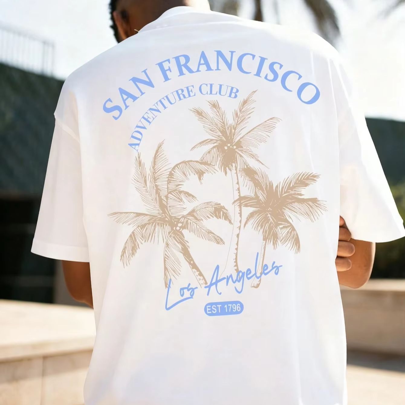 Camiseta Esportiva de Algodão  - Street Fashion California avaliação e preço