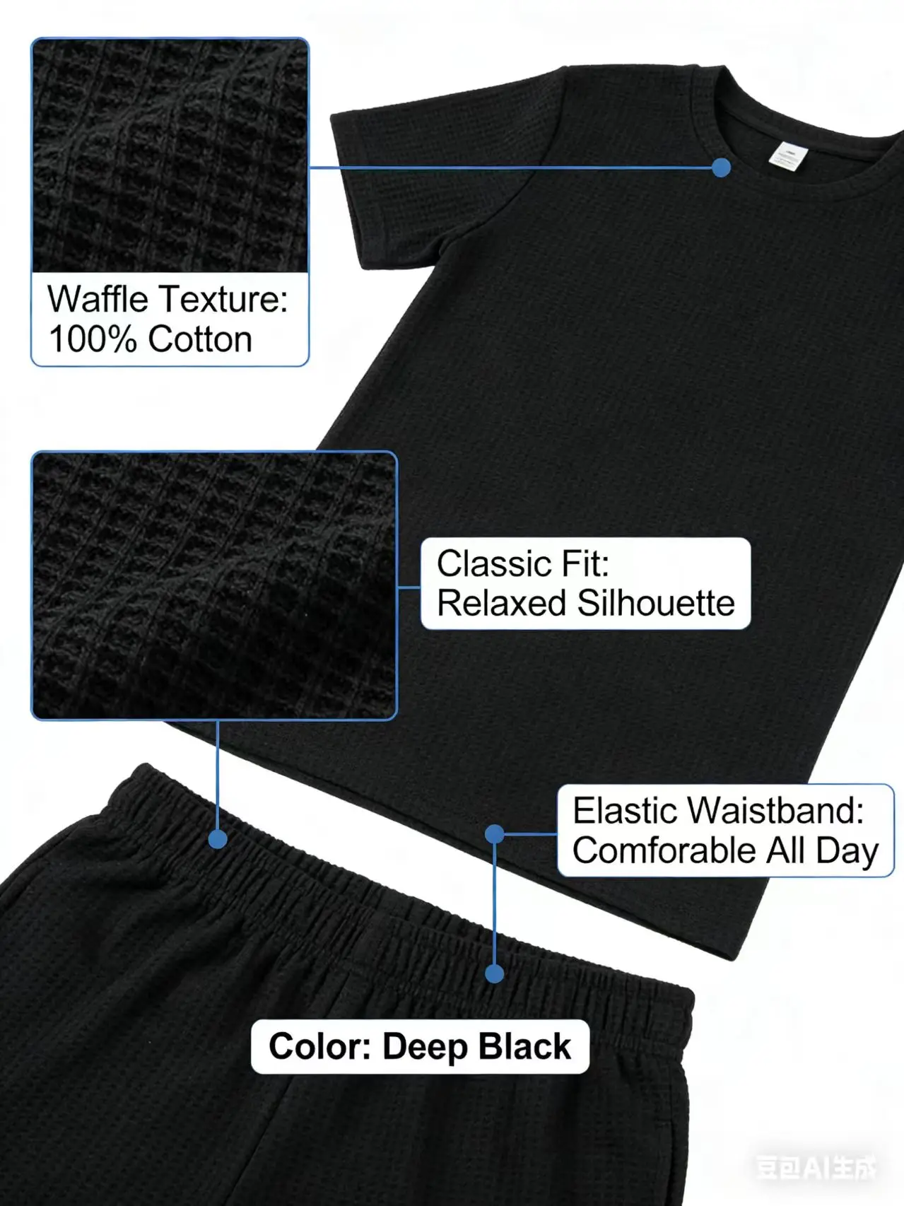 Conjunto de camiseta e shorts  - Street Fashion Clothing avaliação e preço