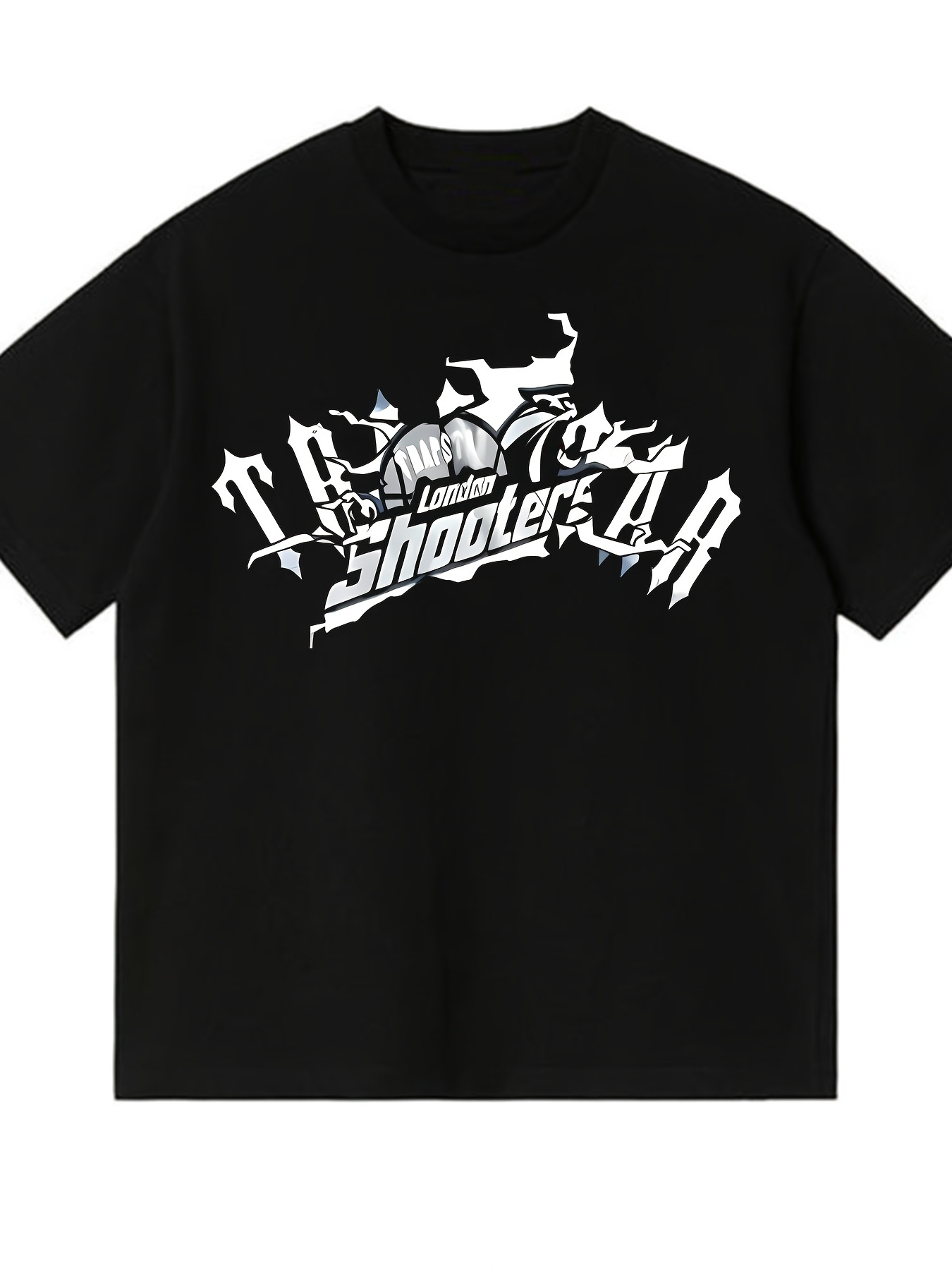 2026 Nova Camiseta Preta de Al - Street Fashion London 2026 avaliação e preço