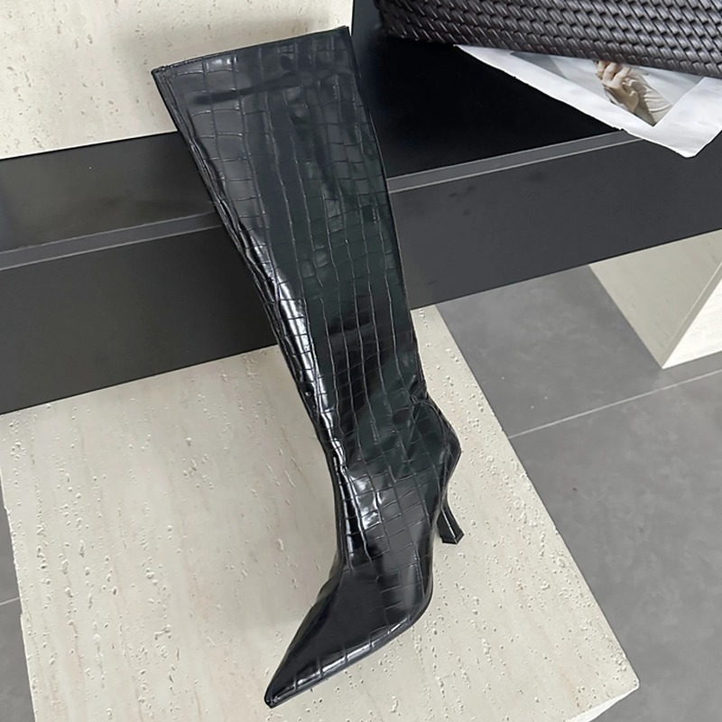 Botas Femininas de Cano Alto E - Street Fashion Canada avaliação e preço