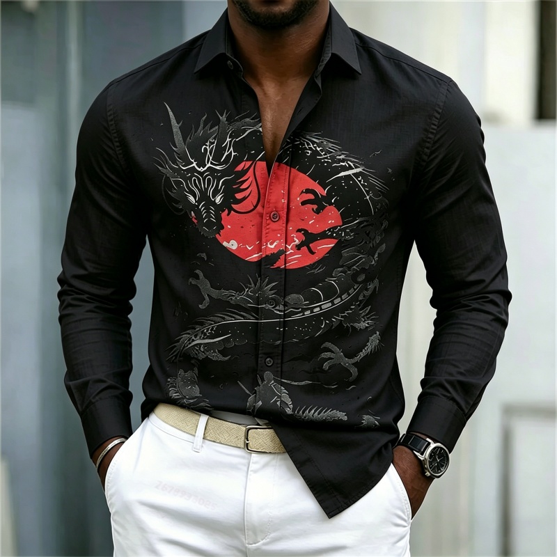 Camisa Masculina Nova 2026 Bra - Street Fashion Clothing avaliação e preço
