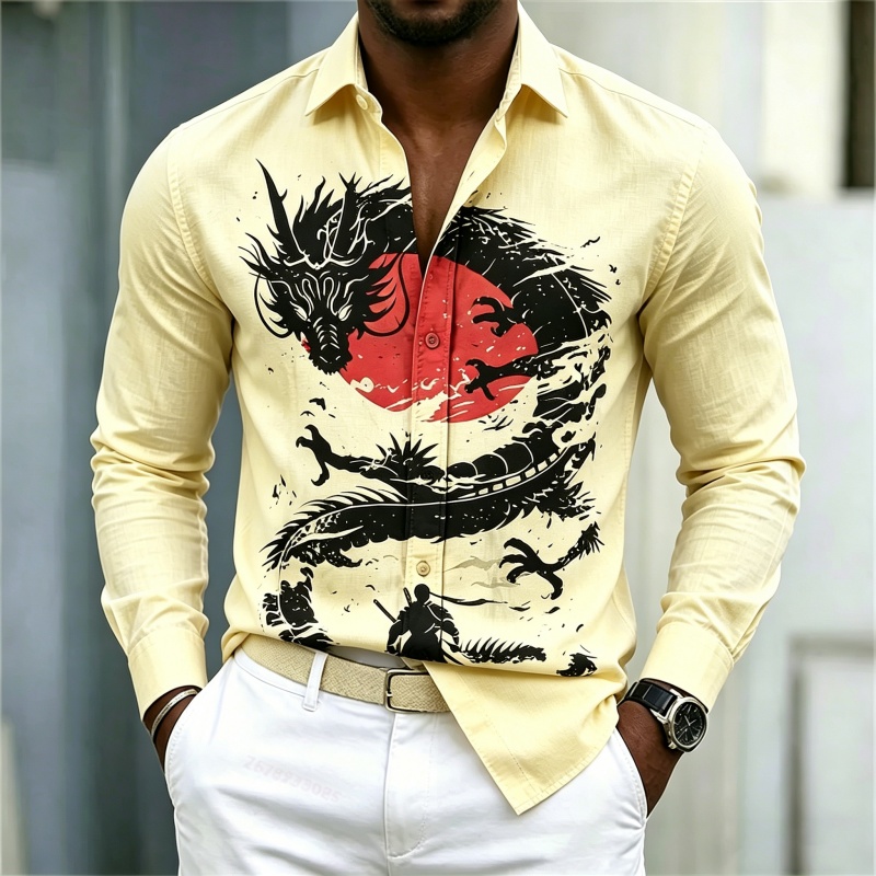 Camisa Masculina Nova 2026 Bra - Street Fashion Clothing avaliação e preço