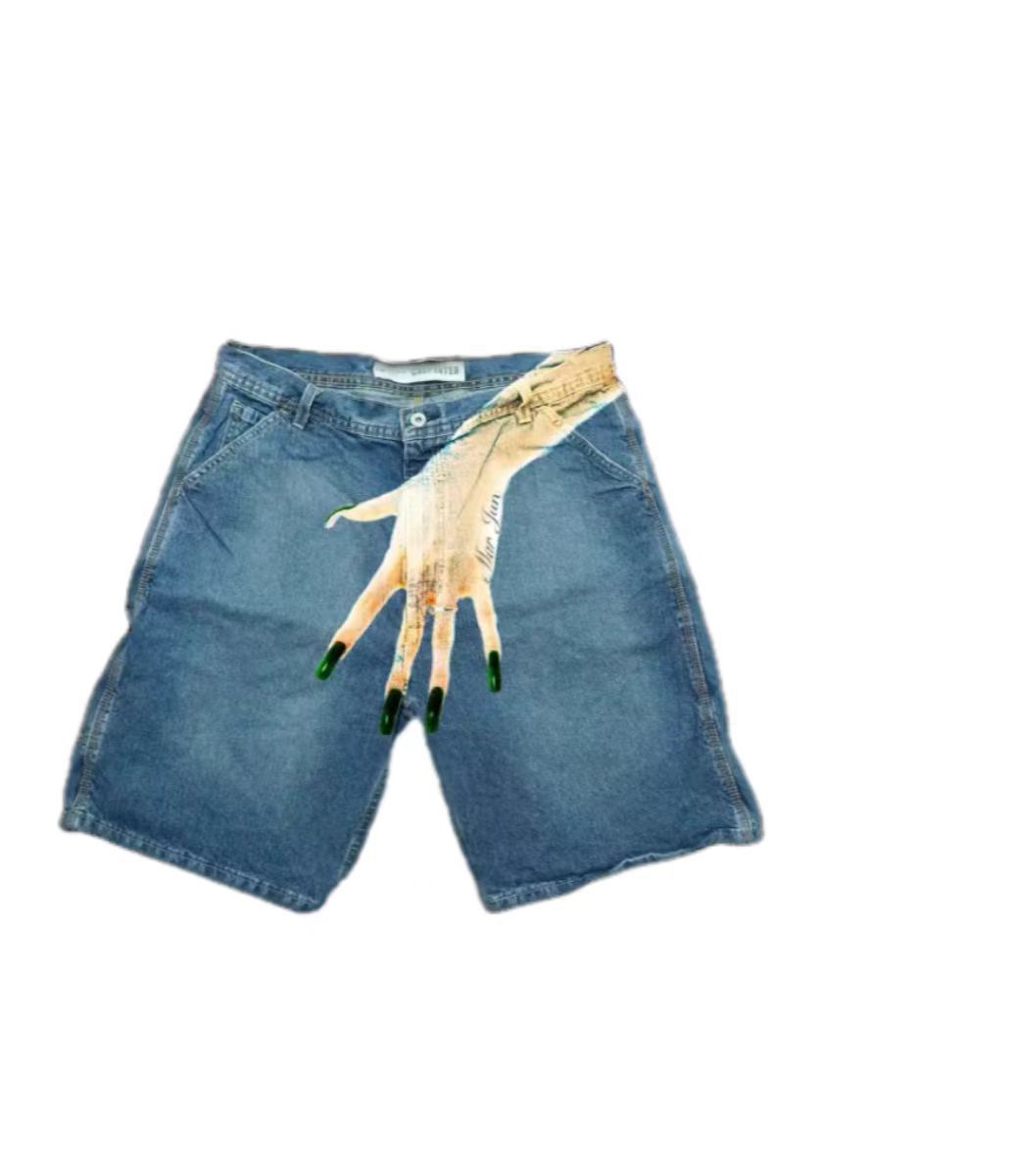 Shorts Jeans Feminino Deeptown - Street Fashion Harajuku avaliação e preço