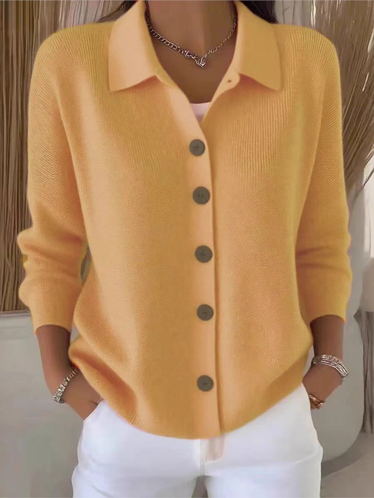 Moda de malha cardigan botão c - Street Fashion China Girl avaliação e preço
