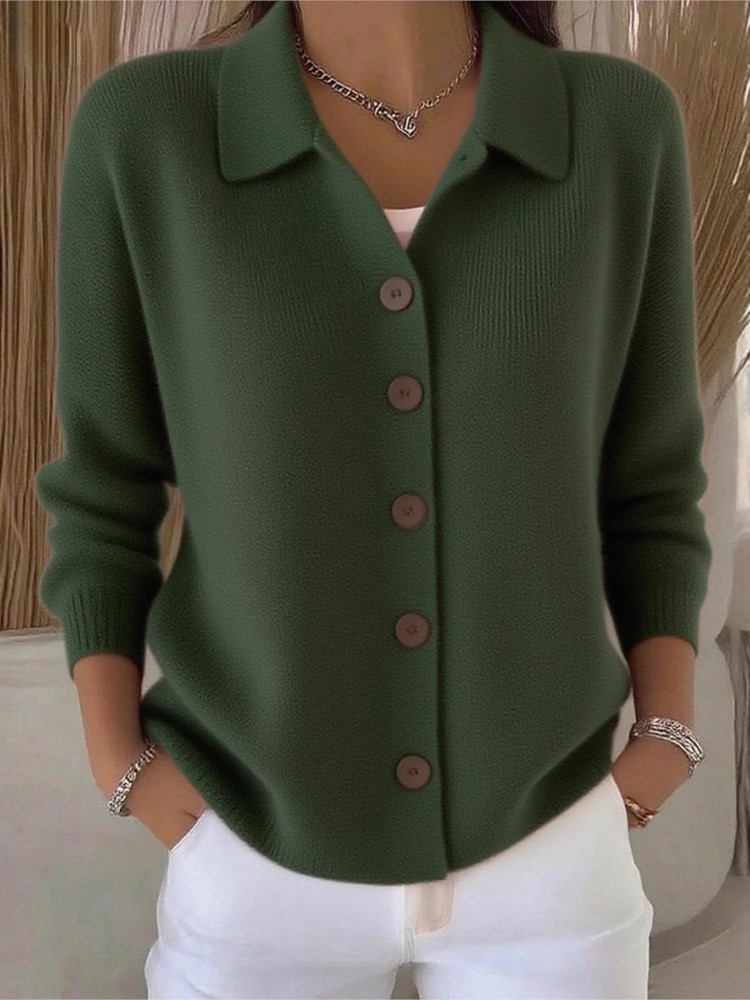 Moda de malha cardigan botão c - Street Fashion China Girl avaliação e preço