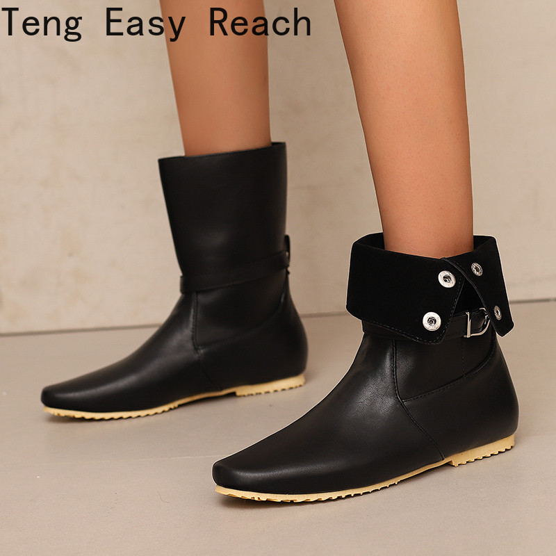 Botas Femininas de Cano Médio  - Street Fashion Winter 2026 avaliação e preço
