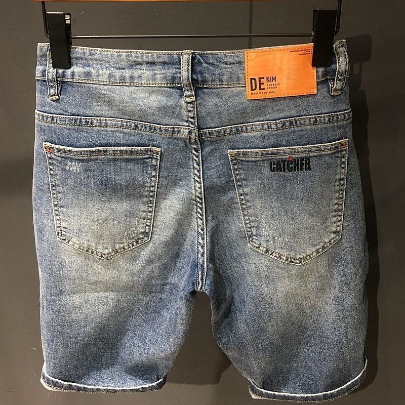 Shorts jeans grandes para home - Street Fashion Harajuku avaliação e preço