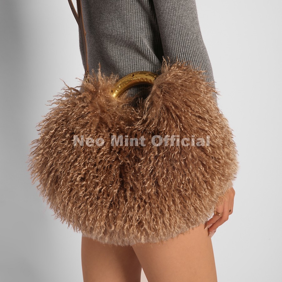 Bolsa de Ombro de Pelúcia Neo  - Street Fashion China Girl avaliação e preço