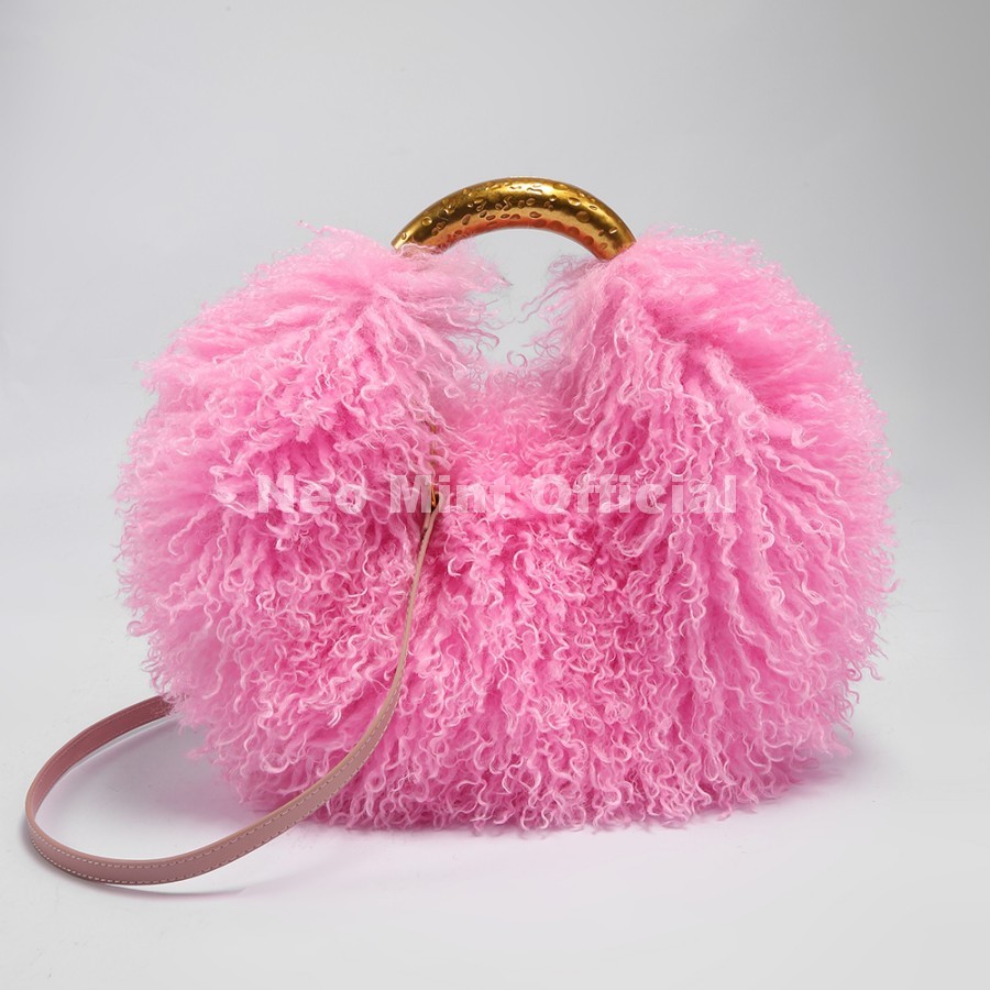 Bolsa de Ombro de Pelúcia Neo  - Street Fashion China Girl avaliação e preço