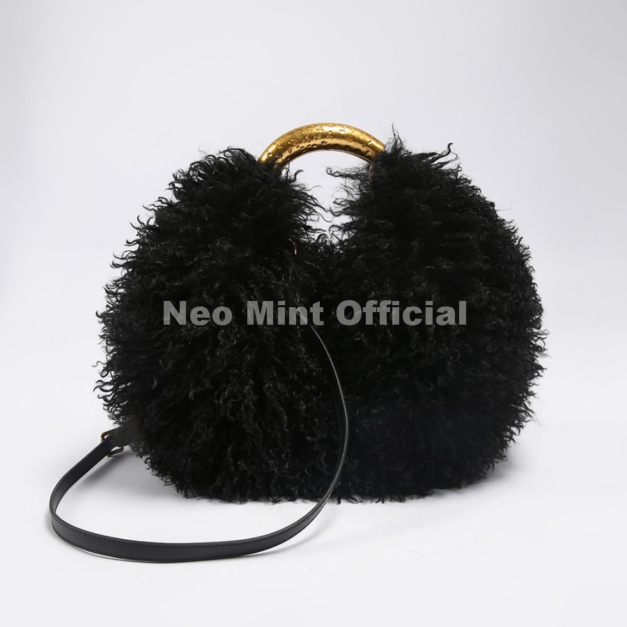 Bolsa de Ombro de Pelúcia Neo  - Street Fashion China Girl avaliação e preço