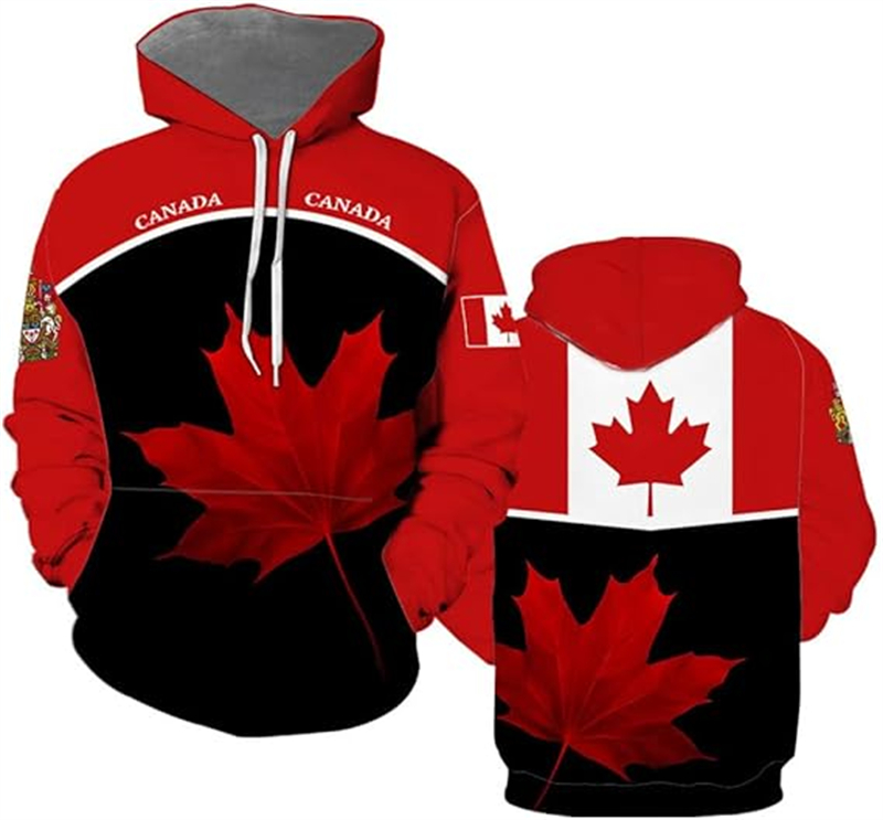 Canadá moletom com capuz maple - Street Fashion Canada avaliação e preço