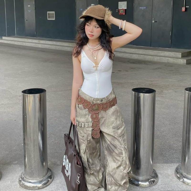 Ezgaga Body Feminino Sexy com  - Street Fashion Harajuku avaliação e preço