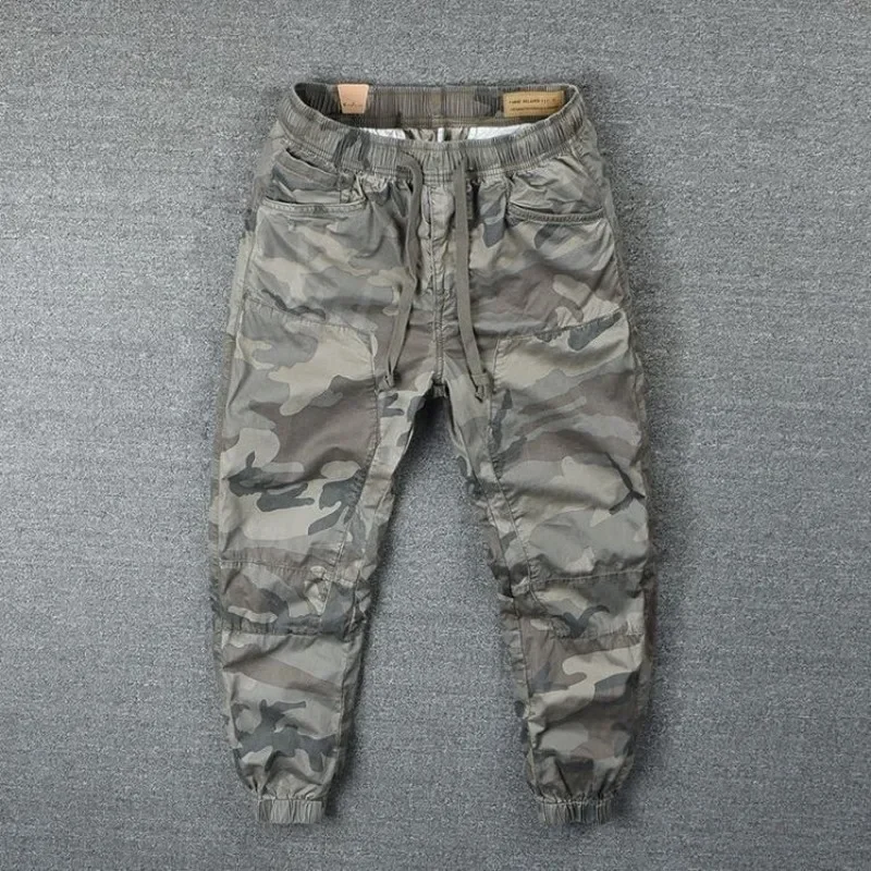 Calças masculinas camuflagem r - Street Fashion Harajuku avaliação e preço