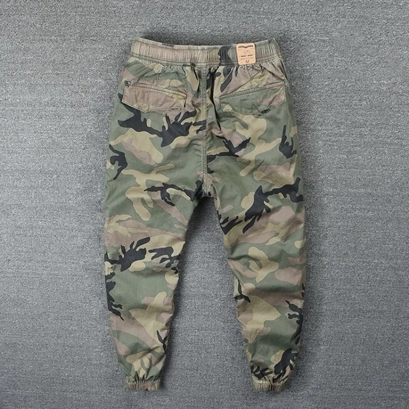 Calças masculinas camuflagem r - Street Fashion Harajuku avaliação e preço