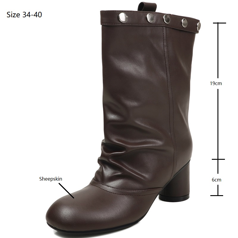 Insicre 2026 Nova Moda Botas F - Street Fashion Winter 2026 avaliação e preço