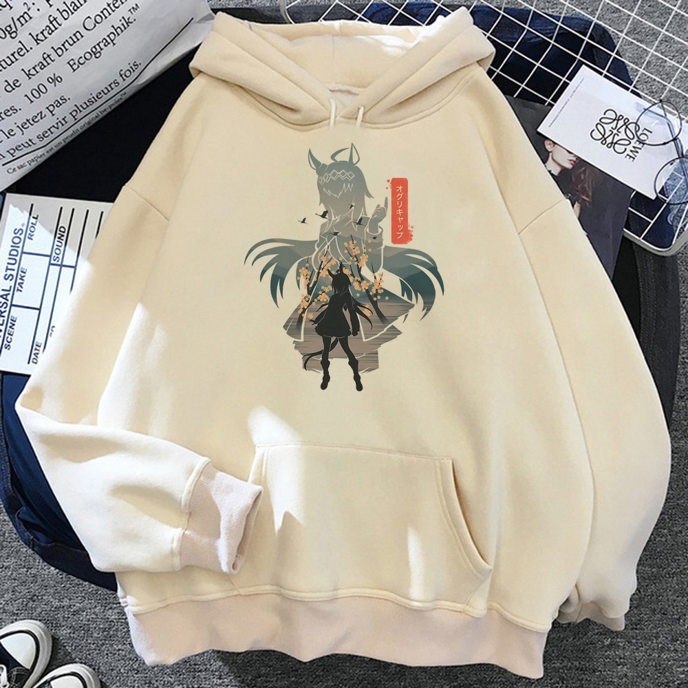 Moletom com capuz Umamusume, m - Graphic Hoodie Streetwear avaliação e preço