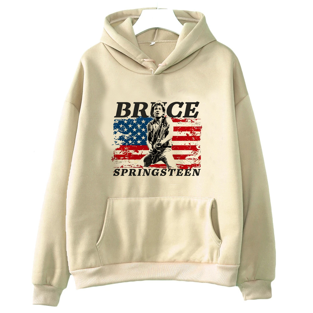 Moletons Bruce Springsteen com - Graphic Hoodie Streetwear avaliação e preço