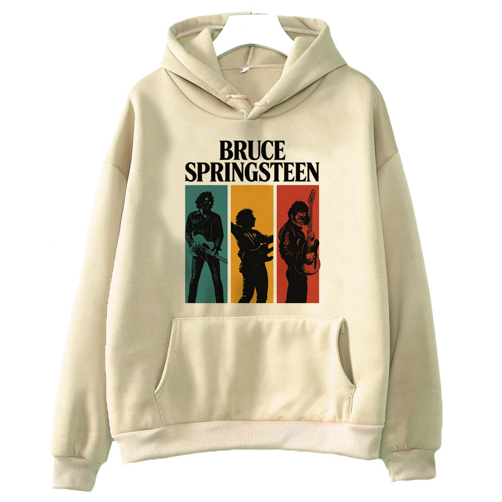 Moletons Bruce Springsteen com - Graphic Hoodie Streetwear avaliação e preço