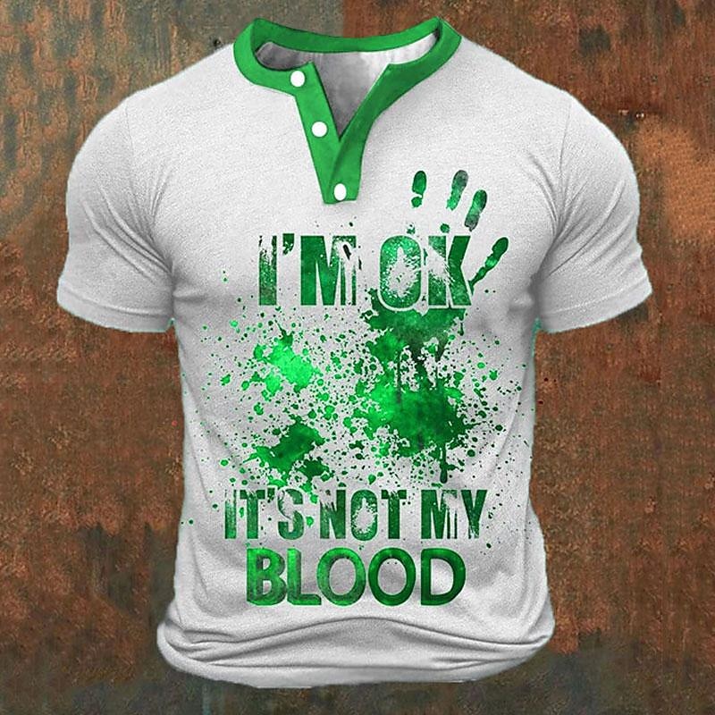 Camisetas Henley Masculinas co - Street Fashion Clothing avaliação e preço