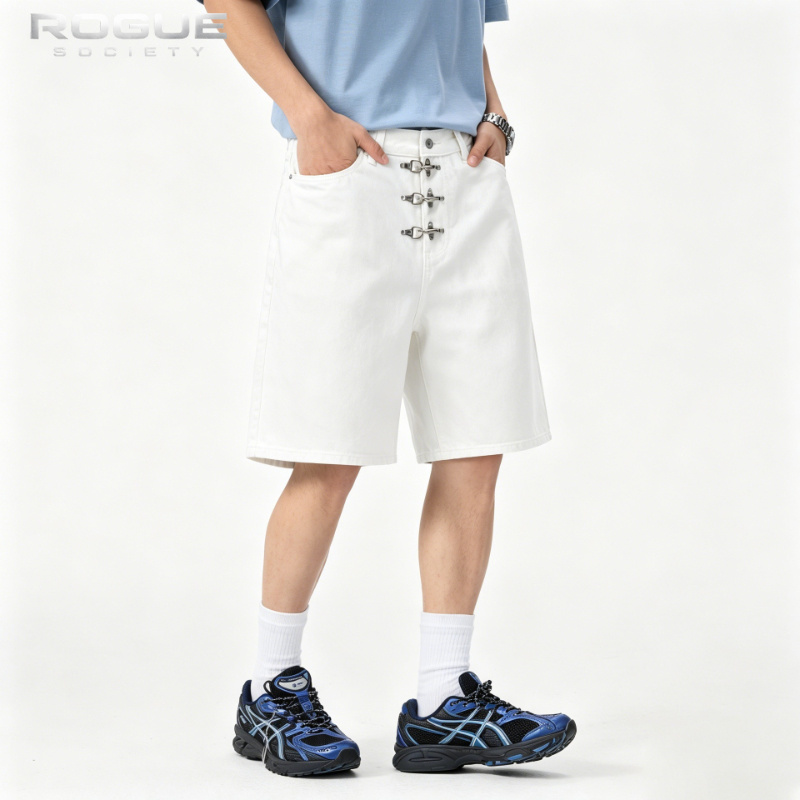 Shorts de Denim com Fivela Met - Street Fashion Harajuku avaliação e preço