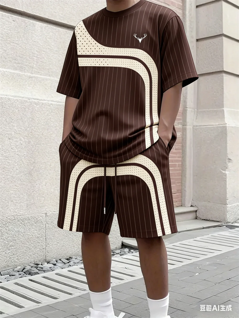 Conjunto de T-shirt e Shorts M - Street Fashion Clothing avaliação e preço