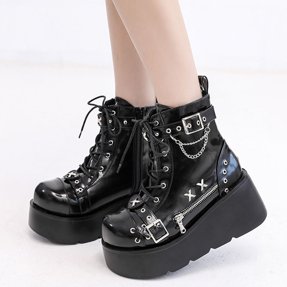 Nova marca senhoras goth plata - Street Fashion Girl avaliação e preço