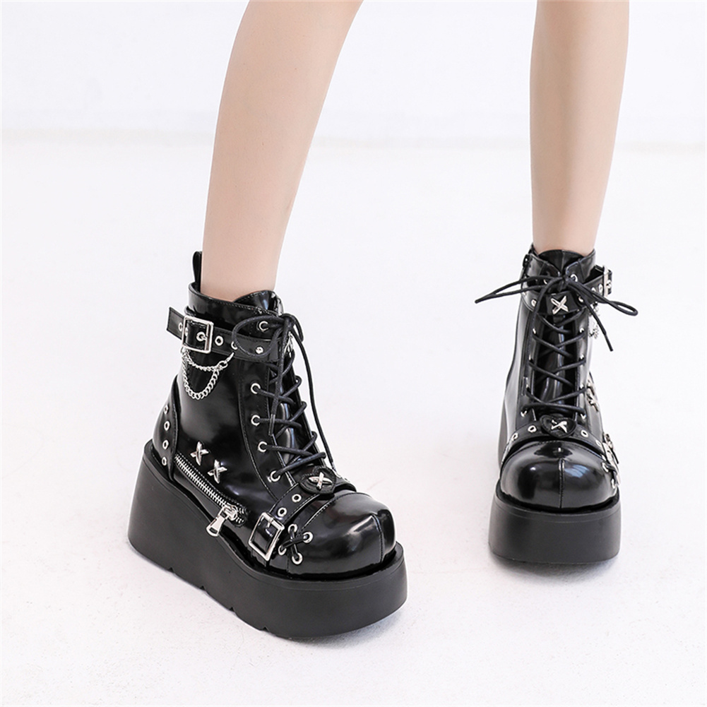 Nova marca senhoras goth plata - Street Fashion Girl avaliação e preço