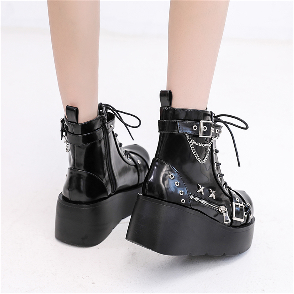 Nova marca senhoras goth plata - Street Fashion Girl avaliação e preço